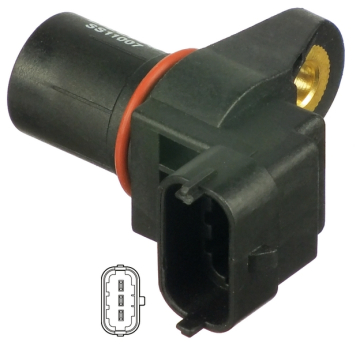 EKSANTRIK MILI KONUM SENSORU MERCEDES OM611 OM642 OM646 W245 W203 W204 C218 W211 W212 B901 B906 Marka : DELPHI