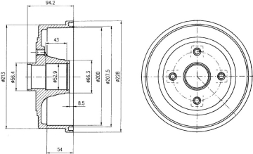 ARKA FREN KAMPANA CORSA C 01 11 ABS Lİ Marka : DELPHI