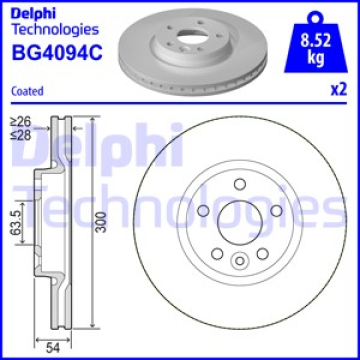 ON FREN DISK AYNASI MONDEO IV S MAX GALAXY 07 11 FREELANDER 2 06-14 EVOQUE 12-18 VOLVO S60 II 10 S80 II V70 III XC70 II 06 Marka : DELPHI