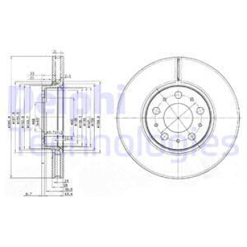 ÖN FREN AYNASI VOLVO S60 00-10 S80 98-06 V70 97-07 XC70 00-07 285x5DL KÜÇÜK TİP 31400739-946133 Marka : DELPHI