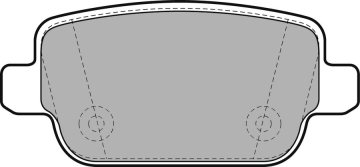FREN BALATASI ARKA FREELANDER 2 L359 MONDEO 4 FOCUS 2 GALAXY 2 S-MAX VOLVO S80 V70 XC70 Marka : DELPHI