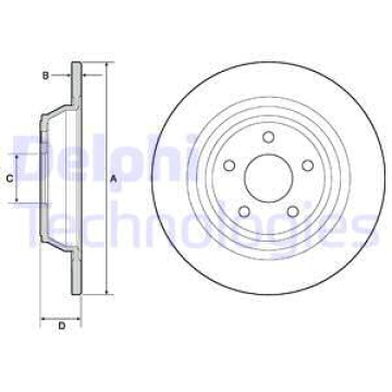 ARKA DISK AYNA YENI KASA MONDEO V 14 Marka : DELPHI