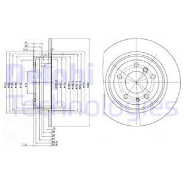 FREN DISKI ARKA BMW E34 90 95 Marka : DELPHI