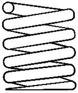HELEZON YAY ON 427mm MERCEDES E-CLASS W124 S124 C124 Marka : SACHS