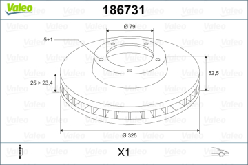FREN DISKI ON BMW E46 Z4 E86 E85 Marka : VALEO