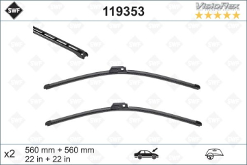 SILECEK SUPURGESI TAKIMI 560mm / 560mm MERCEDES W203 CL203 S203 C209 A209 . AUDI A4 SWF Marka : VALEO