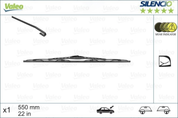 SILECEK SUPURGESI ON SAG 550mm MERCEDES C-CLASS W203 S203 CL203 SWF Marka : VALEO