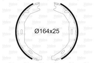 FREN BALATASI ARKA PARK FRENI MERCEDES W204 S204 C204 A207 Marka : VALEO