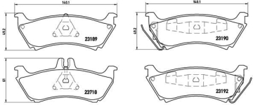 FREN BALATASI ARKA MERCEDES ML-CLASS W163 98 05 Marka : VALEO