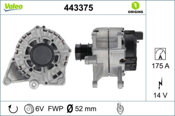 ALTERNATOR 14V 175A MERCEDES W204 W205 W212 W213 C253 R172 W447 Marka : VALEO