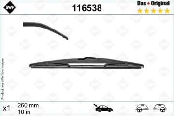 SILECEK SUPURGESI ARKA 260mm MERCEDES B-CLASS W246 11 18 . RENAULT CAPTUR 20 SWF Marka : VALEO