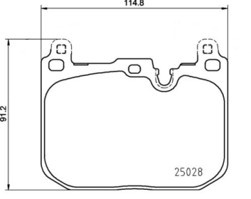 FREN BALATASI ON BMW F40 F44 F48 F39 MINI CLUBMAN F54 F56 COUNTRYMAN F60 M SPORT Marka : VALEO