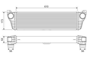TURBOSARJ RADYATORU MERCEDES VITO W639 03 Marka : VALEO