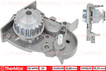 DEVİRDAİM KNG 97 CLIO II 98-05 MGN 96 E7J RN-RT-RXE 1.4 PA633 T Marka : THERMAX
