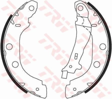 ARKA PABUÇ BALATA KNG 1.2 1.5DCİ 1.6 1.9 97 05 NISSAN PRIMERA 1.6 1.8 2.0TD 96-01 228x42 Marka : TRW