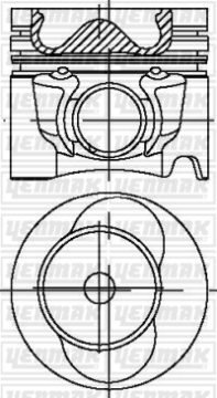 MOTOR PİSTON SEGMAN STD LT35 TDI-VOLT 2.5 TDI Marka : YENMAK
