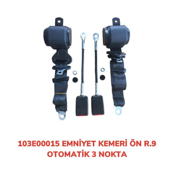 EMNİYET KEMERİ ÖN 3 NOKTA OTOMATİK R9 Marka : AFT