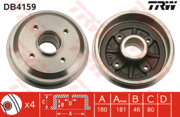 ARKA KAMPANA P106-P206 ABS SİZ Marka : TRW