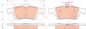 ARKA BALATA FOCUS II CMAX 03 CONNECT 02 LAGUNA III 07 VECTRA C 02 C5 08 SIGNUM 03 93192623-1605200 Marka : TRW