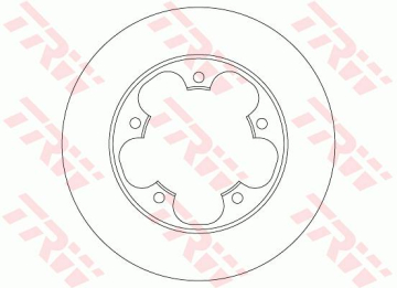 ARKA FREN DISKI TRANSIT V363 14 TEK TEKER A.CEKER DUZ 308MM 5 BIJON Marka : TRW