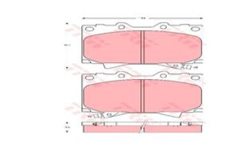 ÖN BALATA LAND CRUISER 100 4.7 V8 98-02 4.2 TD 90-98 Marka : TRW