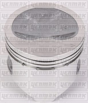 MOTOR PİSTON SEGMAN TMPR-SLX 1600 86.40 ÇAP STD Marka : YENMAK