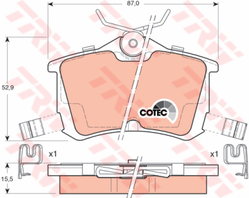ARKA BALATA ACCORD VII 1.8 ie 10/98 -2.0 ie 98-01 -2.0 TDI 02/99 -ACCORD VIII 2.4 02/03 Marka : TRW