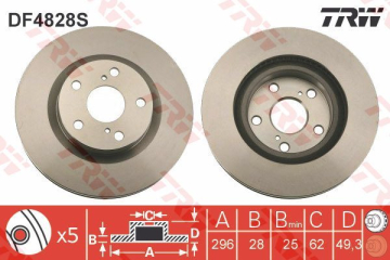 ÖN FREN AYNASI ADET HAVALI RAV 4 III ACA/ACE 2.0 VVT-I/2.2 D-4D 03/06 Marka : TRW