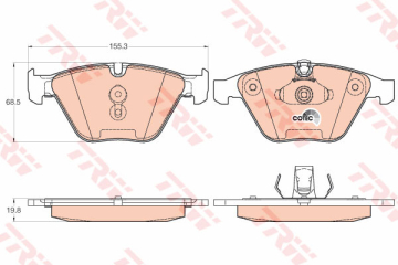 ÖN BALATA BMW X1 09 Z4 09 BMW 1 11-12 -BMW 3 05 BMW 5 03 BMW 6 04 BMW 7 01 Marka : TRW