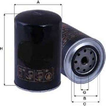 YAĞ FİLTRESİ İVECO YAĞ FİLTRESİ ZP 514 W 8005-OP 592/4-OC 308 Marka : SARDES