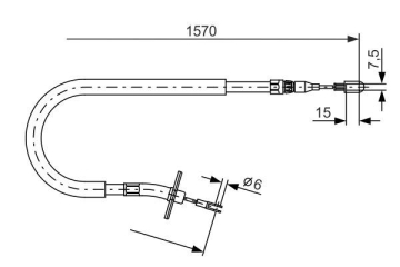 FREN HALATI ARKA SOL MERCEDES SPRINTER 901 904 95 06 Marka : BOSCH