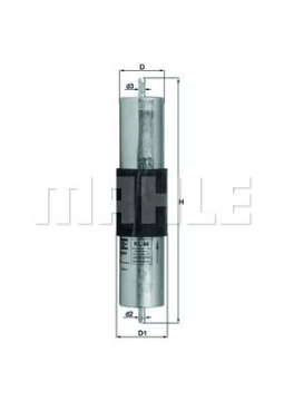 YAKIT FILTRESI BMW E36 E46 E39 E38 E31 Marka : MAHLE