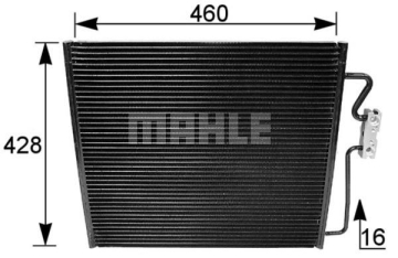 KLIMA RADYATORU BMW M51 M60 M62 M73 E38 95 01 Marka : MAHLE