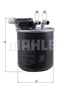 YAKIT FILTRESI MERCEDES OM607 X117 W176 W246 C117 Marka : MAHLE