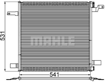 KLIMA RADYATORU MERCEDES ML-CLASS W163 98 05 Marka : MAHLE
