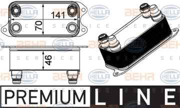 SANZIMAN YAG SOGUTUCUSU MERCEDES W204 W212 C218 X218 R172 Marka : MAHLE