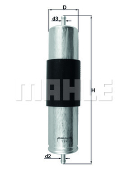 YAKIT FILTRESI BMW M57 D30 X5 E53 03 06 Marka : MAHLE