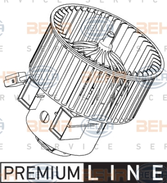 KALORIFER FAN MOTORU FREELANDER 2 L359 2.2 TD4 RANGE ROVER EVOQUE L538 PREMIUM LINE Marka : MAHLE