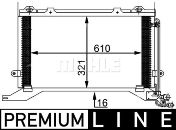 KLIMA RADYATORU MERCEDES E-CLASS W210 S210 Marka : MAHLE