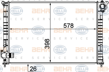 MOTOR SU RADYATORU MINI R50 R53 01 06 R52 04 08 Marka : MAHLE