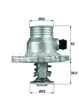TERMOSTAT 105 BMW E38 E39 M60 62 Marka : MAHLE