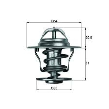 TERMOSTAT 12 J DEFENDER L316 2.5 D 90 94 RANGE ROVER I 3.5 VOGUE 81 90 110/127 LDH 83 90 Marka : MAHLE