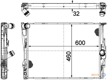 MOTOR SU RADYATORU MEKANIK SANZ. PREMIUM LINE BMW E81 E82 E87 E88 E90 E91 E92 E93 X1 E84 Z4 E89 Marka : MAHLE