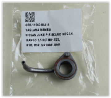 YAĞLAMA MEMESİ NISSAN JUKE F15-SCANIC-MGN-KNG 1.5 DCİ HR16DE-K9K-M9R-MR20DE-R9M Marka : OEK