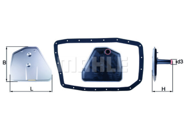 SANZIMAN FILTRESI BMW E53 E65 6HP26 6HP32 CONTALI Marka : MAHLE