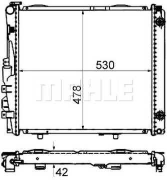 MOTOR SU RADYATORU MERCEDES W124 S124 C124 A124 KLIMALI Marka : MAHLE