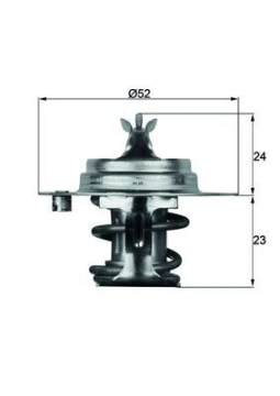 TERMOSTAT 88 C CONTALI FREELANDER 1 98 06 MG ROVER Marka : MAHLE
