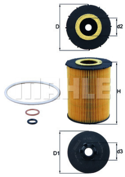 YAG FILTRESI BMW E60 N62 Marka : MAHLE