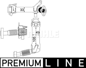 EGR VALFI BMW M47 M57 E46 E87 E90 E60 E65 E83 Marka : MAHLE