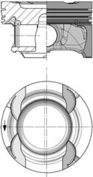 PISTON SEGMAN STD 83.00mm MERCEDES M270.910 W176 W246 C117 X156 Marka : KOLBEN